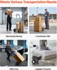 Handwagen, draagvermogen 226,9 kg, robuuste handwagen met Productafbeelding-voorbeeld 7