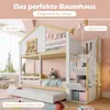 Flieks Etagenbett 90x200cm mit Ausziehbett, Kinderbett Produktbild-Vorschau 6