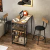 Sada barového stolu a barových židlí HOMCOM, sada barového Náhled obrázku produktu 2