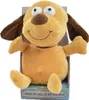 A plush toy dog sitting in its packaging. Produktbild-Vorschau