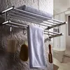 Dvouvrstvý držák na ručníky se 4 odnímatelnými háčky pro Náhled obrázku produktu 2
