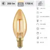 E14 LED sviečka Extra teplá biela stmievateľná 2200K 320lm Náhľad obrázku produktu 3
