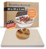Brotbackstein 40 x 30 x 2 cm Schamotte Produktbild-Vorschau 1