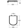IDEAL STANDARD E251801 WC-Sitz mit Softclosing Weiß Produktbild-Vorschau 5