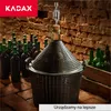 KADAX Glasballon mit Kunststoffkorb "Alatri", schmale Produktbild-Vorschau 3
