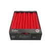 Hofer Bougies de table - rouge coquelicot - 2,3 x 25 cm - Voir les images du produit 7