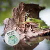 Frosch in blauer Decke Magnet rund rund mit Spruch Nur kein Produktbild-Vorschau 3
