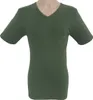 Herren kurzarm Shirt, V-Ausschnitt olive Produktbild-Vorschau