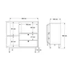 Skye Decor, RE1-SW, Mehrzweckschrank, Eiche, 100 % Produktbild-Vorschau 7