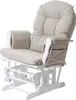 A white rocking chair with cream-colored cushions. Anteprima dell’immagine prodotto