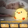 LED Kinder Nachtlicht Niedliche Ente Nachttischlampe Produktbild-Vorschau 5