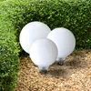 3er Set LED Solarleuchten, Außenlampe, Kugel, weiß silber Produktbild-Vorschau 10