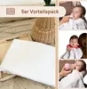 ZOLLNER 5er Set Moltontücher in 80x80 cm aus Baumwolle - Produktbild-Vorschau 3