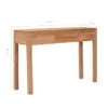 vidaXL Konsolentisch 110x35x75 cm Massivholz Teak Produktbild-Vorschau 9