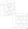 Libreria, rovere Artisan / bianco, 100 x 104 x 24 cm Anteprima dell’immagine prodotto 7