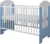 Gitterbett mit Matratze & Kleiner Teddybar Gravur 120x60cm Produktbild-Vorschau 1