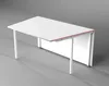 Thekentisch Atlantis schräg/gerade 135/68x82,5x105cm Produktbild-Vorschau 2