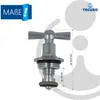 A product image of a faucet valve part with dimensions indicated. Produktbild-Vorschau