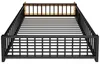 MODFU metalen kinderbed 140x200 met kleine schuifdeuren, Productafbeelding-voorbeeld 9