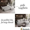 BEAUTYSOFA | Ecksofa PARYS L Hellgrau - 290 cm, Ecksofas Produktbild-Vorschau 3