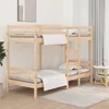 vidaXL Etagenbett 90x200 cm Massivholz Kiefer -  Betten & Produktbild-Vorschau 11