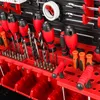 Stapelboxen Set 6x Wandregal Lagersystem 50 Boxen Produktbild-Vorschau 4