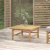 vidaXL Záhradný stôl 65x55x30 cm Bambus Náhľad obrázku produktu 2