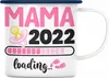 Trendation - Mama 2022 Loading Emaille Tasse Schwanger Produktbild-Vorschau 1