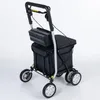 Einkaufswagen mit Sitz – Rollator Einkaufstrolley 36 L Produktbild-Vorschau 6