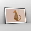 Gerahmtes Poster - Schwarzer Rahmen - Panther Grafik Produktbild-Vorschau 8