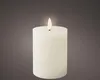 LED Kerze Wachs weiß Ø7xH11.2cm Produktbild-Vorschau 1