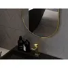 Mexen Loft lustro łazienkowe owalne 70 x 50 cm, rama złota Podgląd zdjęcia produktu 5