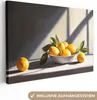 Wanddeko 90x60 cm - Stilleben - Zitronen, Leinwand Bilder Produktbild-Vorschau 1