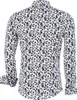 Brandneu Designer Hemd CARISMA Weiß floralem Muster CRM8417 Produktbild-Vorschau 5