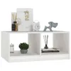 vidaXL Couchtisch Weiß 75x50x33,5 cm Massivholz Kiefer Produktbild-Vorschau 4