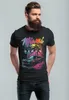 Herren T-Shirt Miami Beach USA Oldtimer Car Palmen Print Produktbild-Vorschau 3
