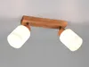 Reflektor spot ASSAM jasne drewno-biała 2xE14x25W drewno Podgląd zdjęcia produktu 6