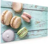 Küchenrückwand Spritzschutz Glas mit Motiv Macarons auf Produktbild-Vorschau 1