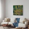 Italienischer Leinwand Leinwandbild - Bridge at Giverny Produktbild-Vorschau 3
