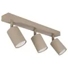 MasterLED Deckenleuchte Lucerno 3-flammig GU10 beige Produktbild-Vorschau 1