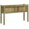 A wooden planter box with legs, shown from a side-angle against a white background. Podgląd zdjęcia produktu