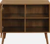 sweeek - Sideboard 1 Tür, 2 Einlegeböden, 80 cm - Produktbild-Vorschau 2