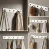 doporro Garderobenleiste mit 5 Haken, Wandgarderobe mit Produktbild-Vorschau 2