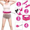 Verstellbarer Hula Hoop mit Massage Noppen rosa, Produktbild-Vorschau 4