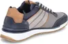 Bullboxer Herren Low Sneaker Grau Leder Textil handcrafted  Produktbild-Vorschau 4