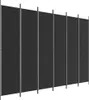 A dark gray room divider is shown against a white background. Podgląd zdjęcia produktu