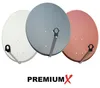 PremiumX SAT Anlage 100cm Antenne Stahl Ziegelrot Quad LNB Produktbild-Vorschau 7