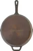 The back view of a cast iron pan. Produktbild-Vorschau