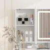 Schminktisch mit Beleuchtung, 3 Spiegel und 9 Schubladen, Produktbild-Vorschau 8