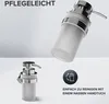 ovimar Seifenspender Kegnaes silber | mit Wandmontage zum Produktbild-Vorschau 4